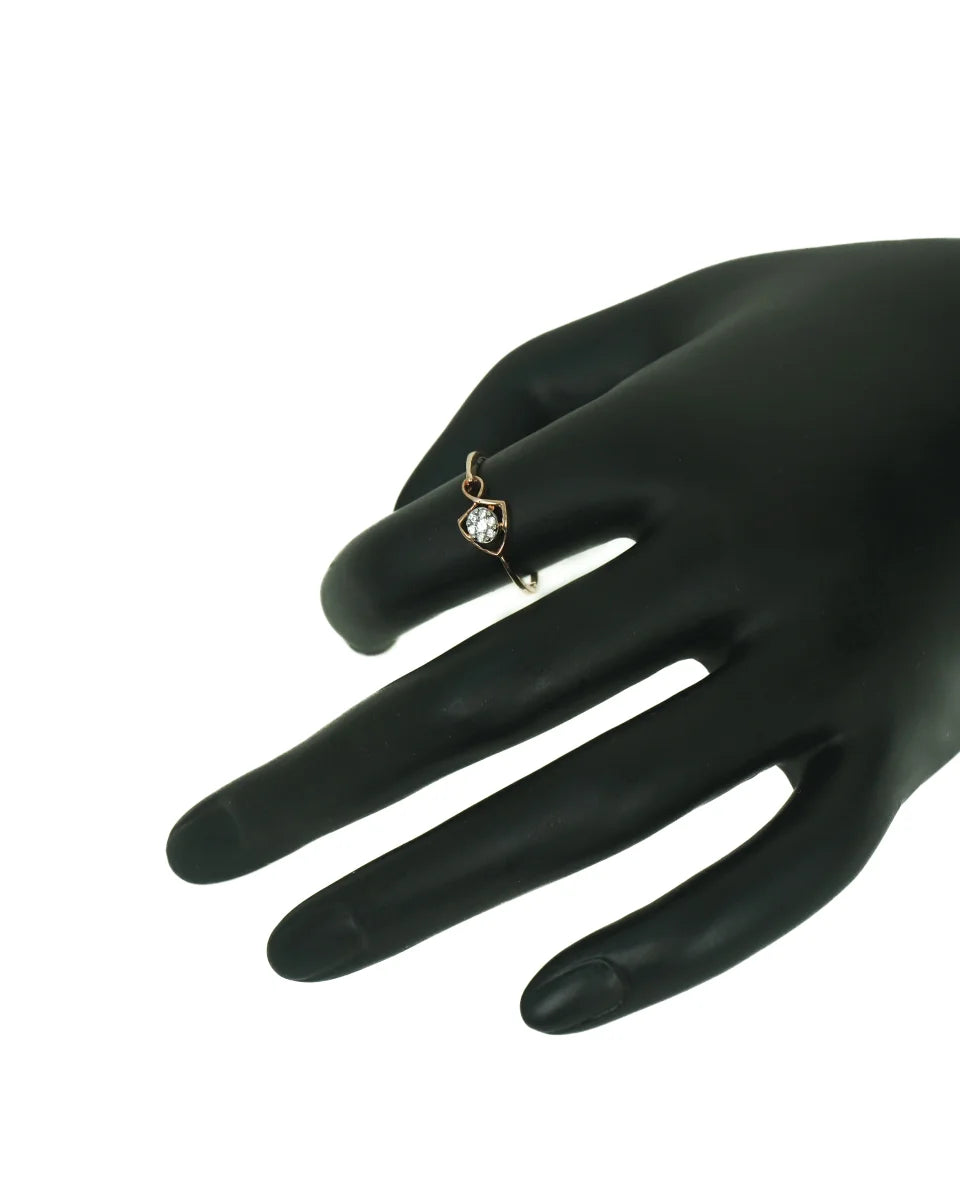 Infinity Teardrop Ring