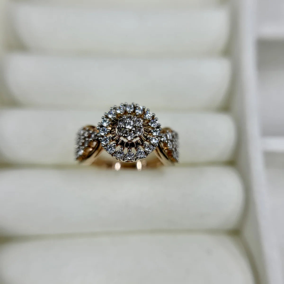 Classic Halo Silver Ring