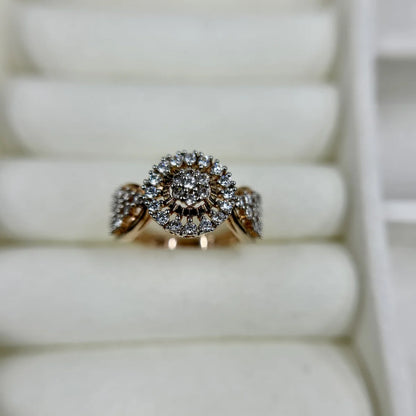 Classic Halo Silver Ring