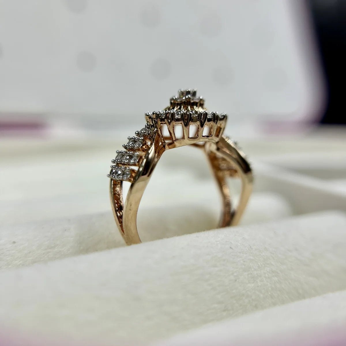 Classic Halo Silver Ring