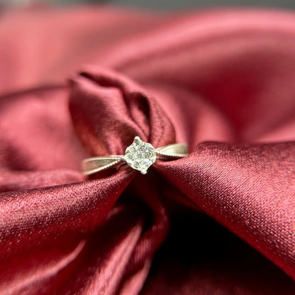 Twisted Solitaire Ring
