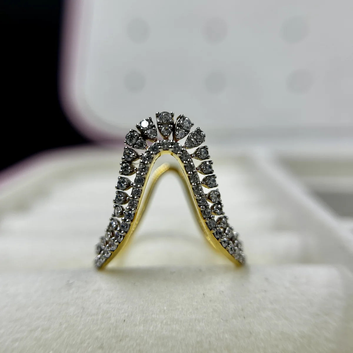 Aurelia Wide-Band Dot Ring