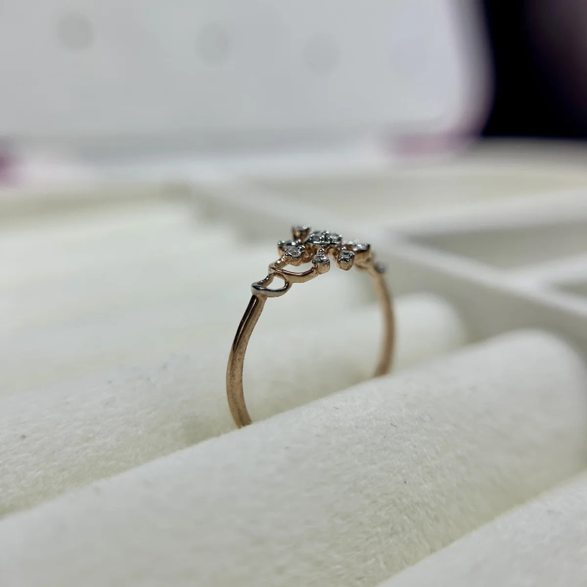 Flora Openwork Diamond Ring