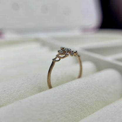 Flora Openwork Diamond Ring