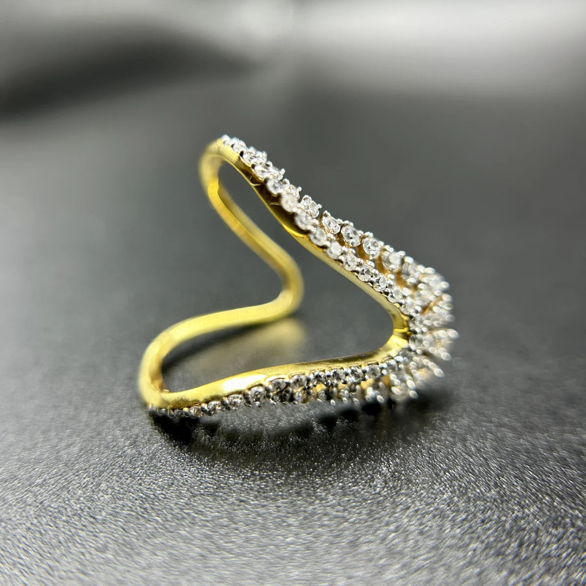 Aurelia Wide-Band Dot Ring