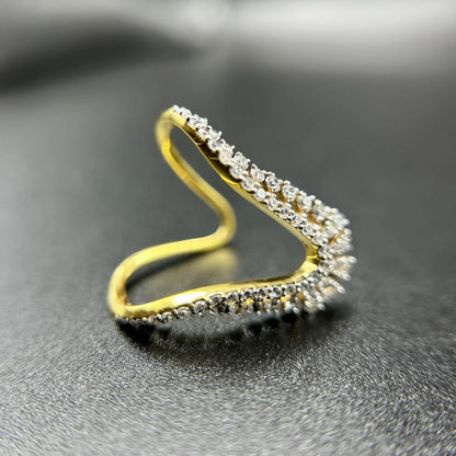 Aurelia Wide-Band Dot Ring