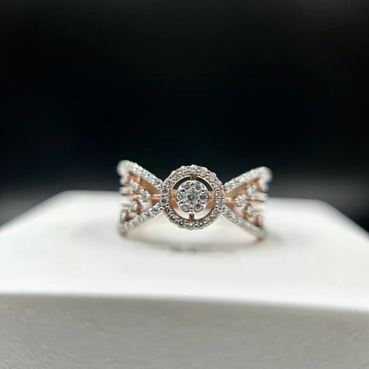 Orbit Halo Knot Ring