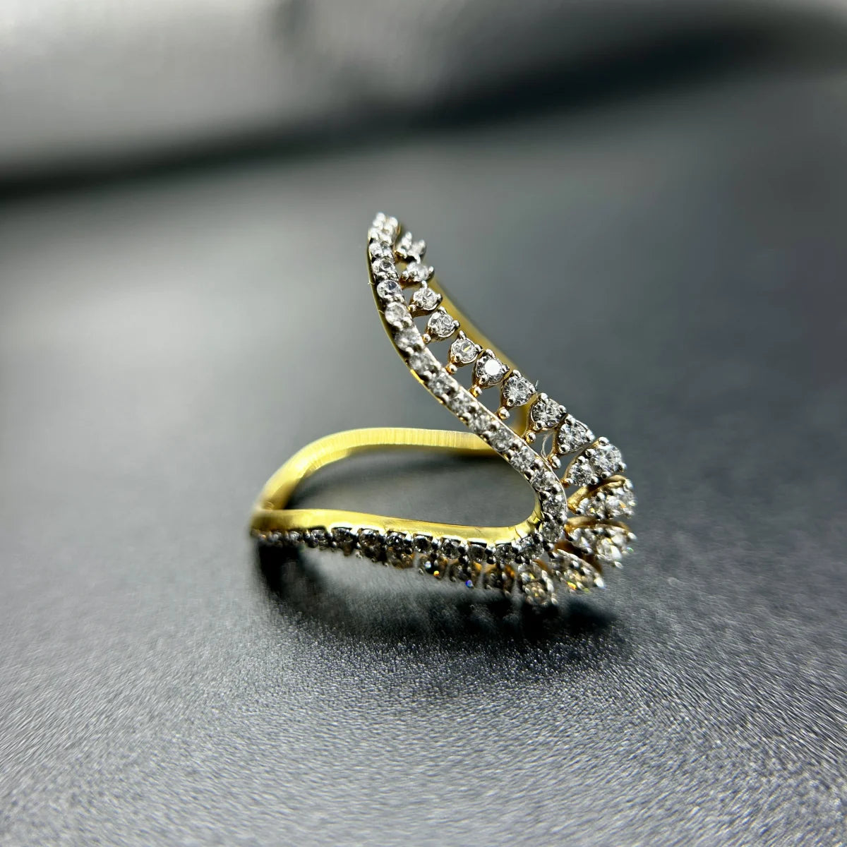 Aurelia Wide-Band Dot Ring