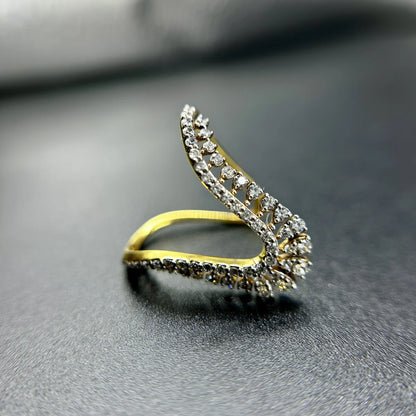 Aurelia Wide-Band Dot Ring
