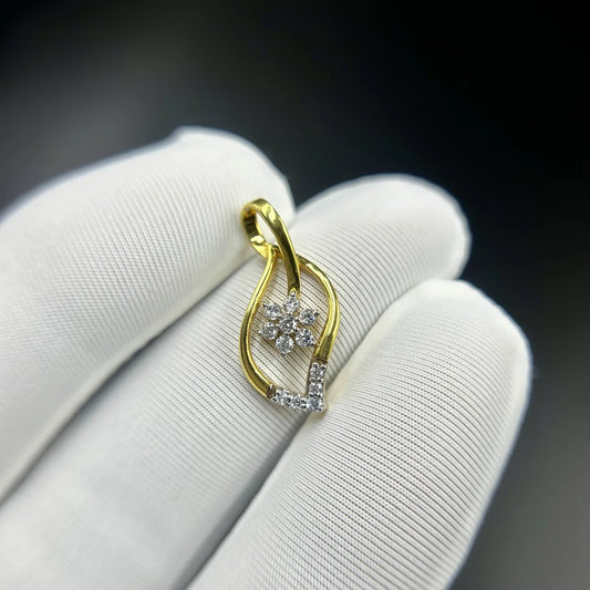 Floral Teardrop Grace Pendant