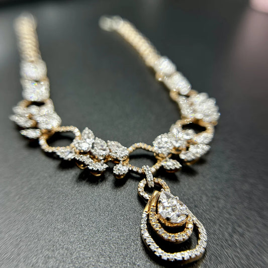 Aurielle Halo Pendant Necklace