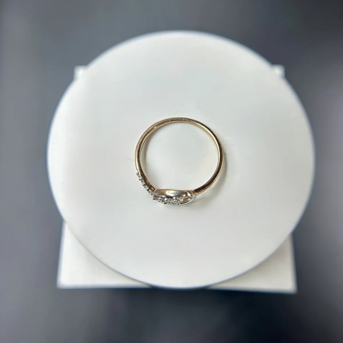 Infinity Swirl CZ Ring