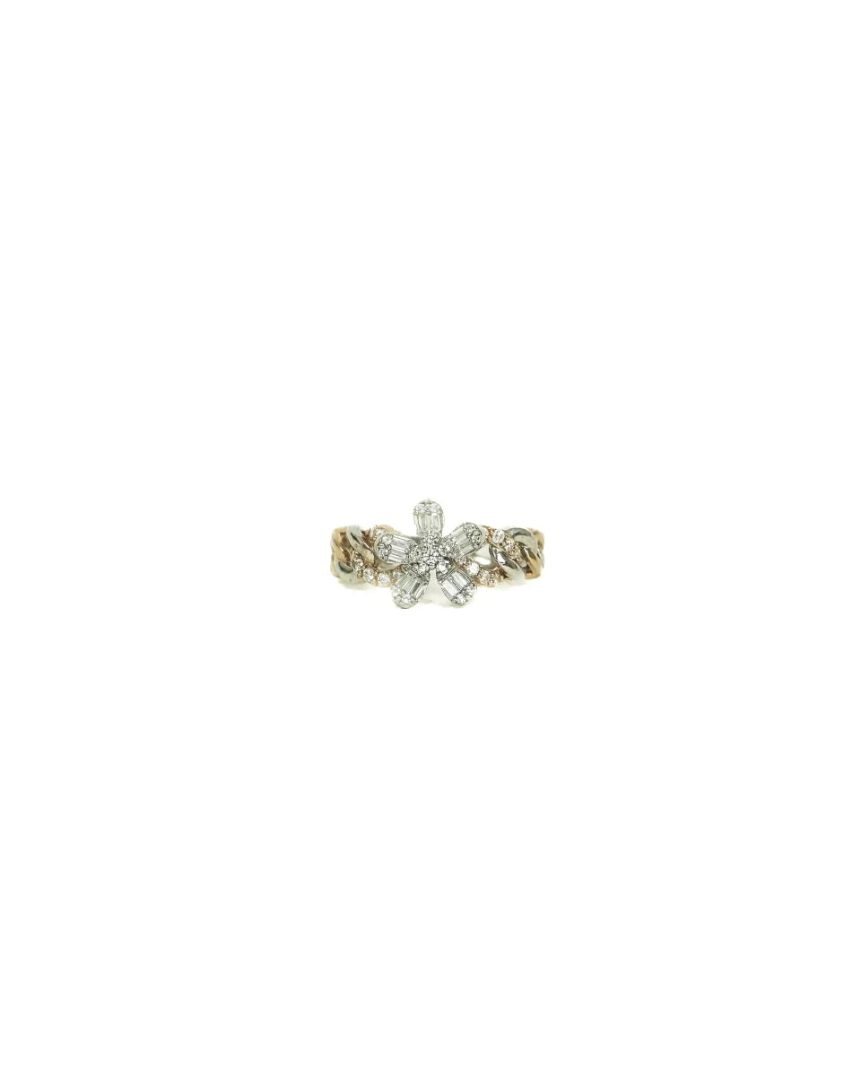 Crystal Flower Ring