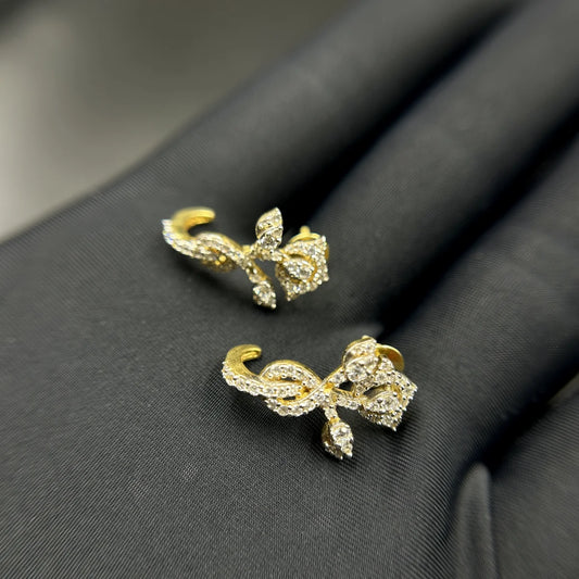 Floral Vine Stud Earrings