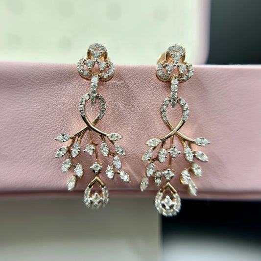 Floral Symphony Drop Earrings