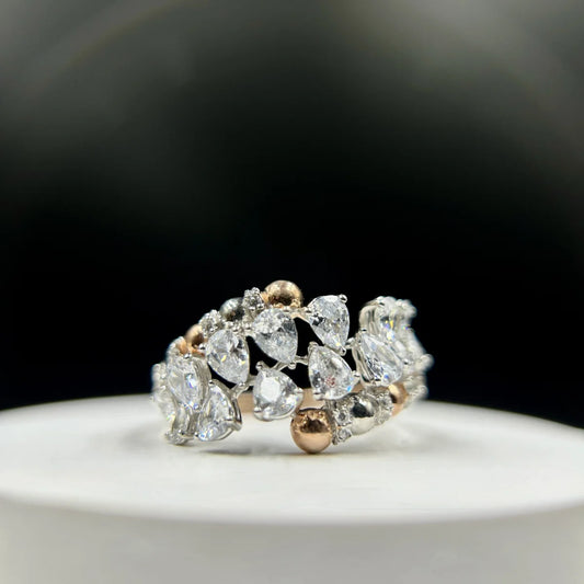 Marquise Cluster Ring