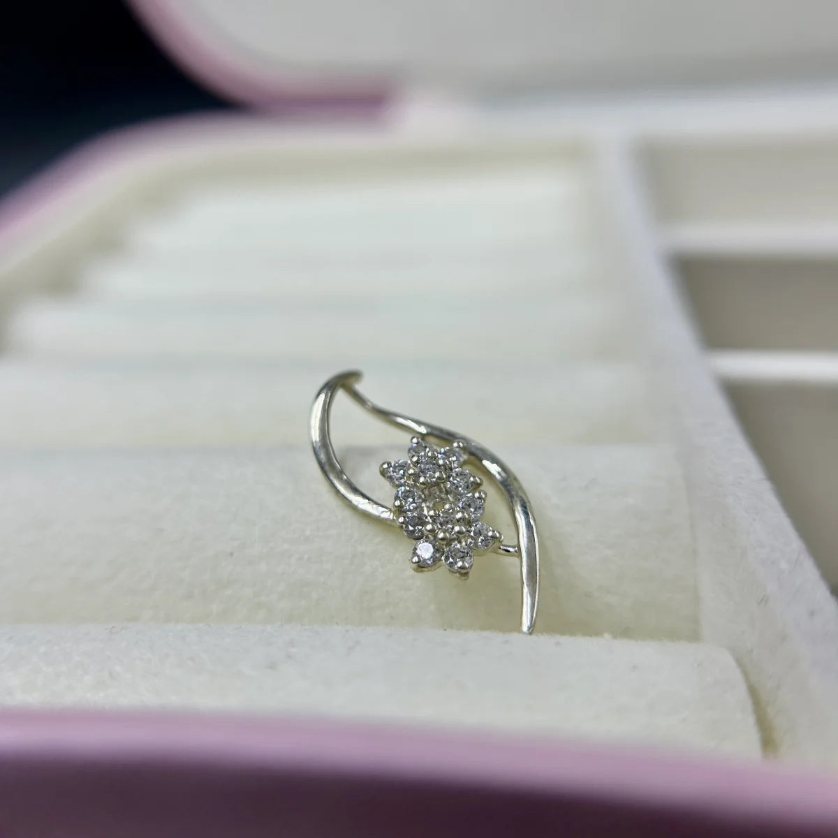 Stellar Bloom Arc Pendant