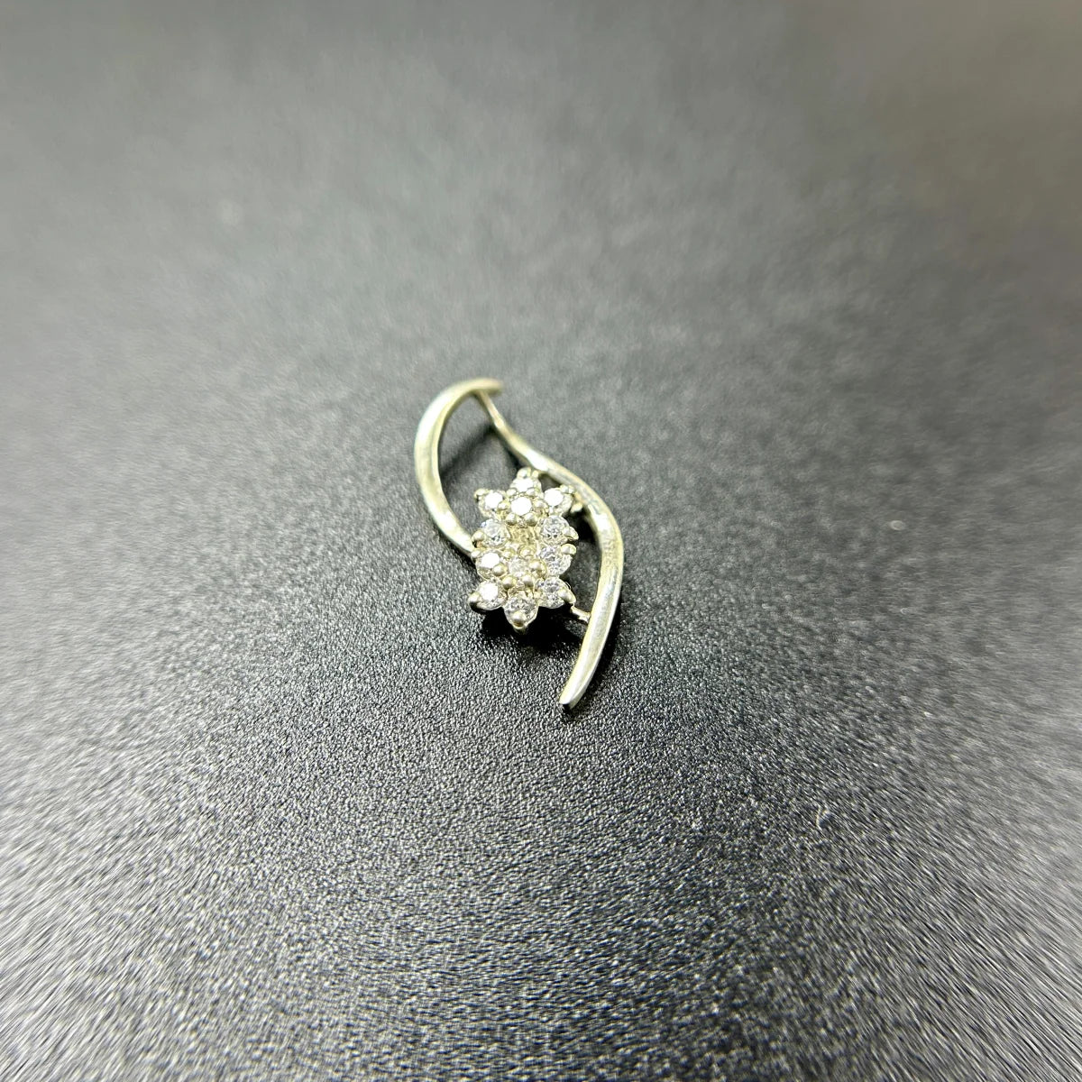 Stellar Bloom Arc Pendant