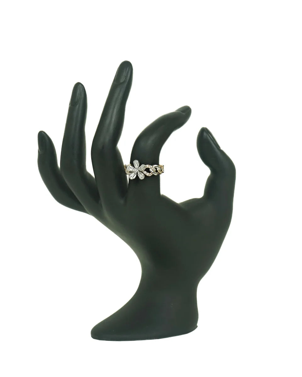 Crystal Flower Ring