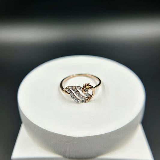 Crown Peacock Designer Ring