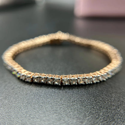 Baguette Spark CZ Silver Bracelet