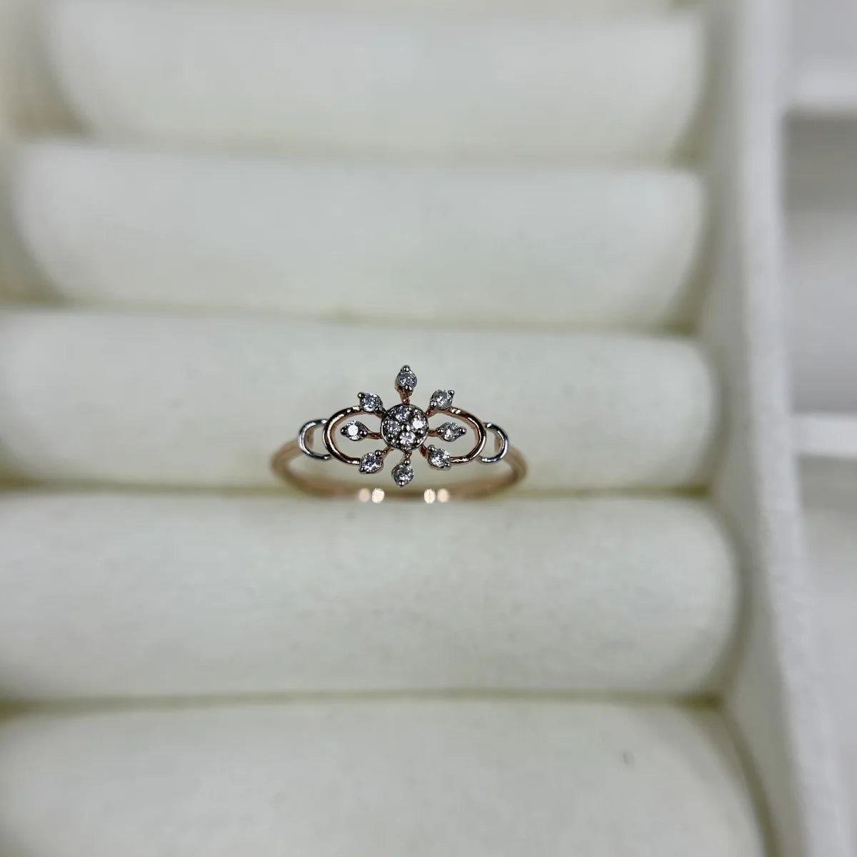 Flora Openwork Diamond Ring