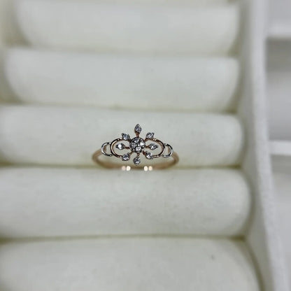 Flora Openwork Diamond Ring