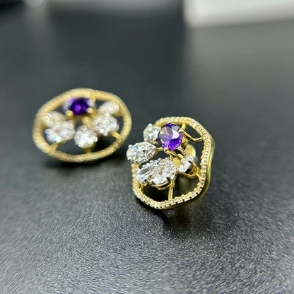 Aurevia Floral Gleam Earrings