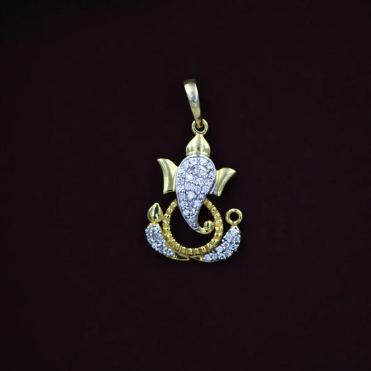 Divine Ganesha Spark Pendant (Chain Included)