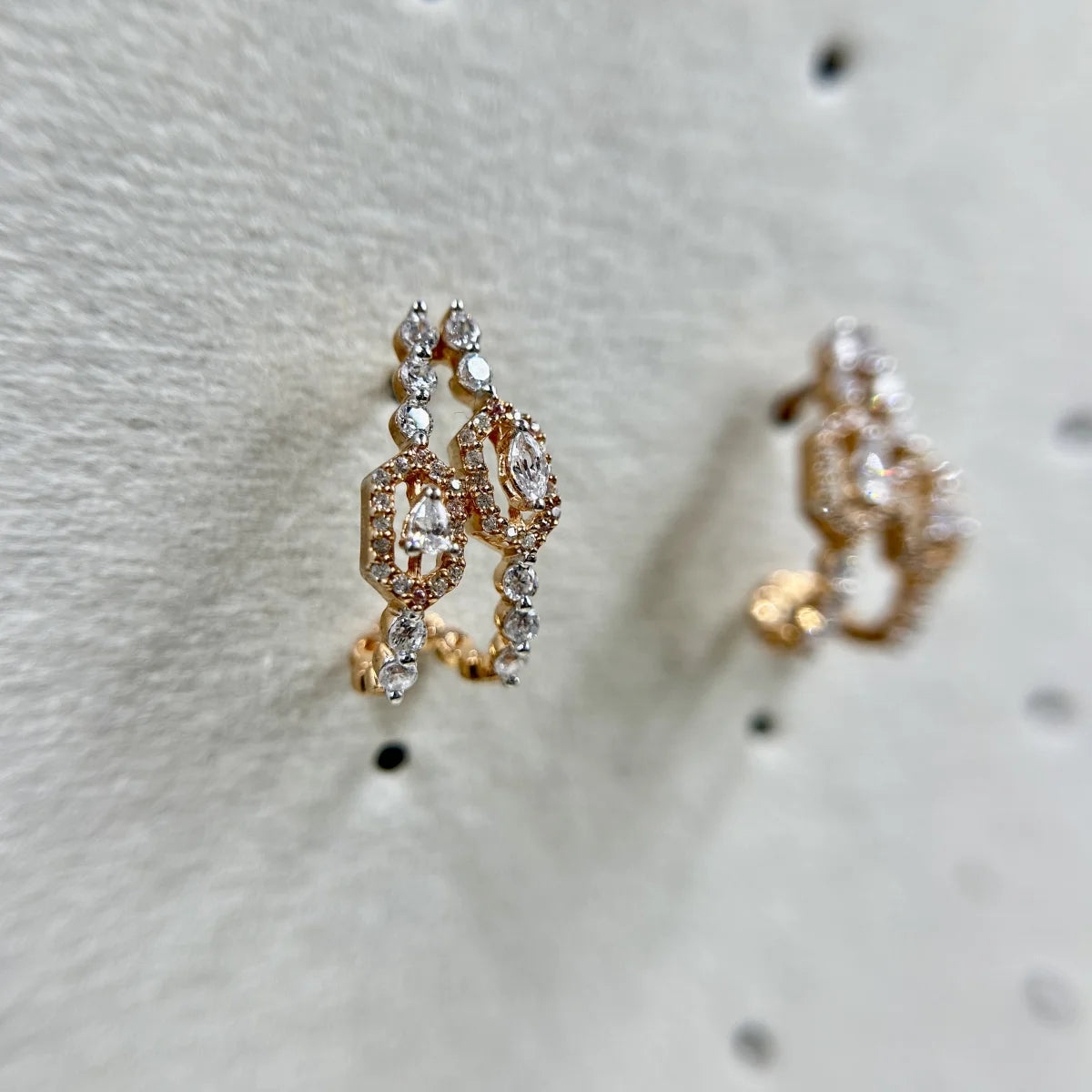 Noelle Crystal Cascade Earrings