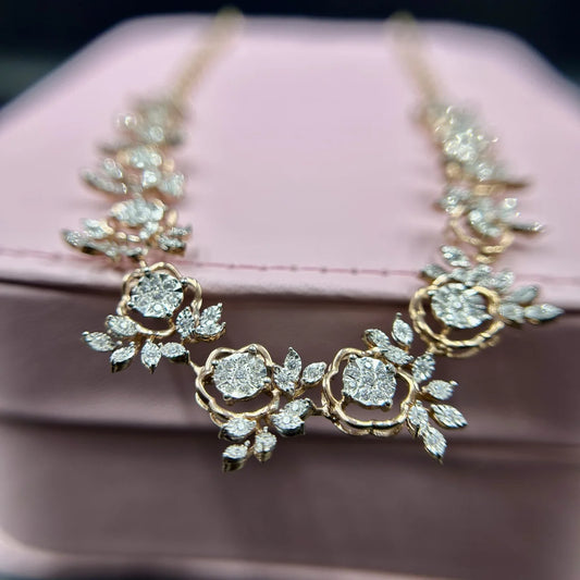 Blossom Halo Line Necklace