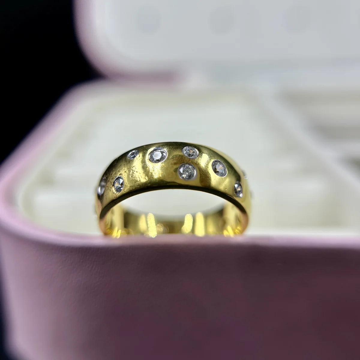 Regal Arc Cluster Ring