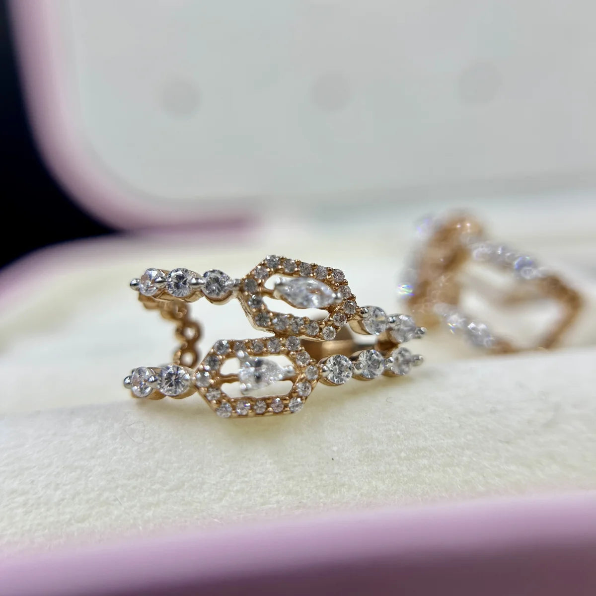 Noelle Crystal Cascade Earrings