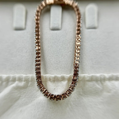 Baguette Spark CZ Silver Bracelet