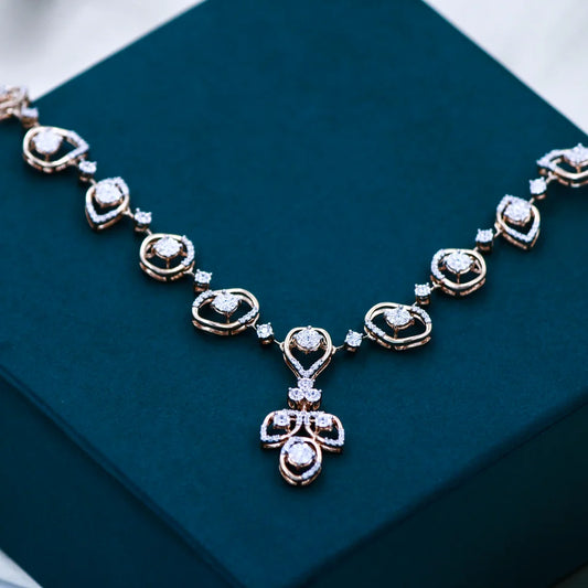 Regal Drop Motif Necklace (Chain included)