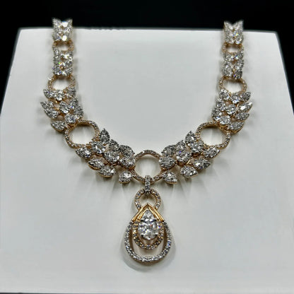 Aurielle Halo Pendant Necklace