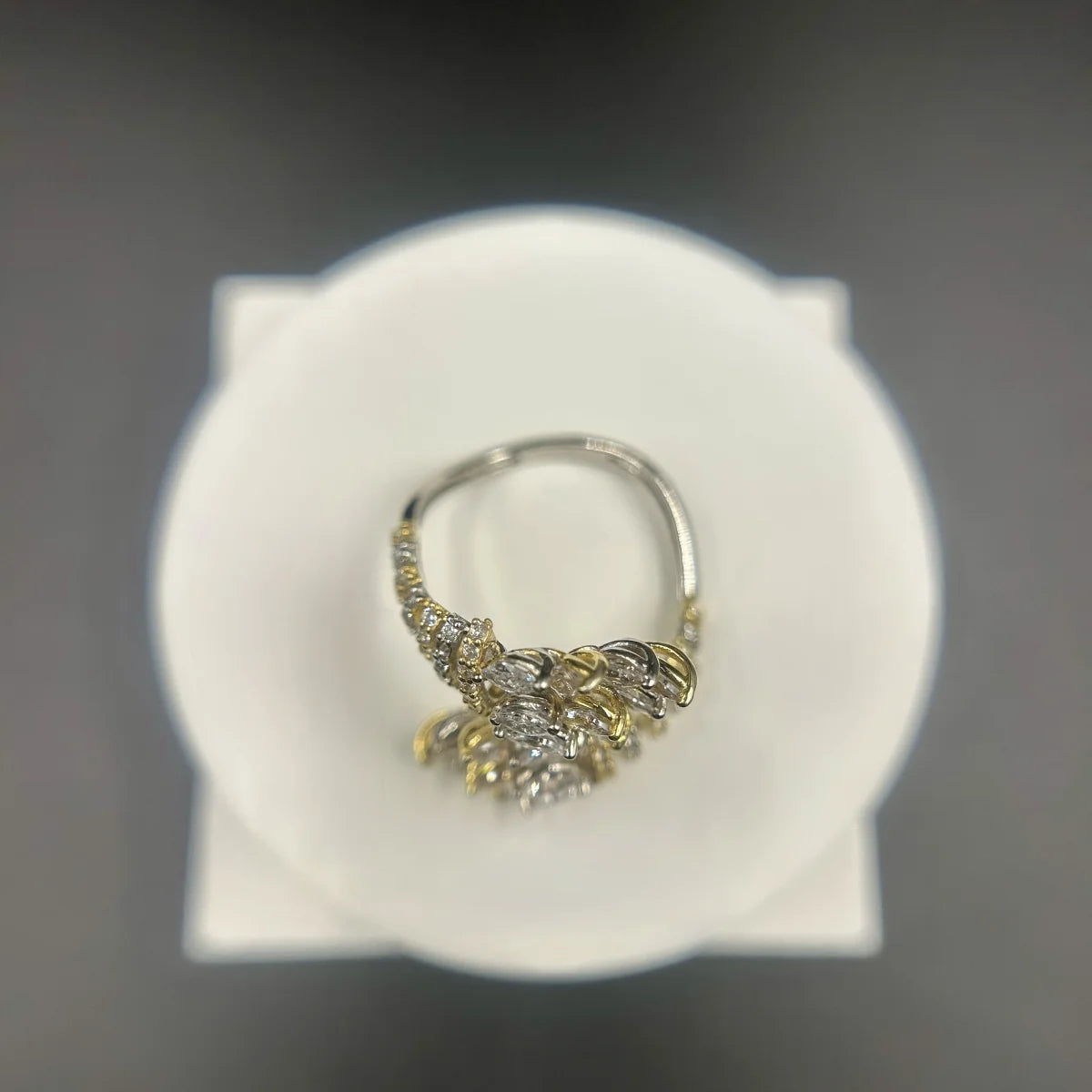 Feather Open Statement Ring
