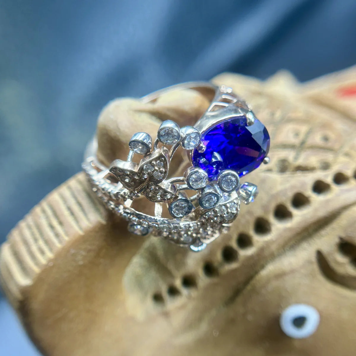 Amethyst Butterfly Ring