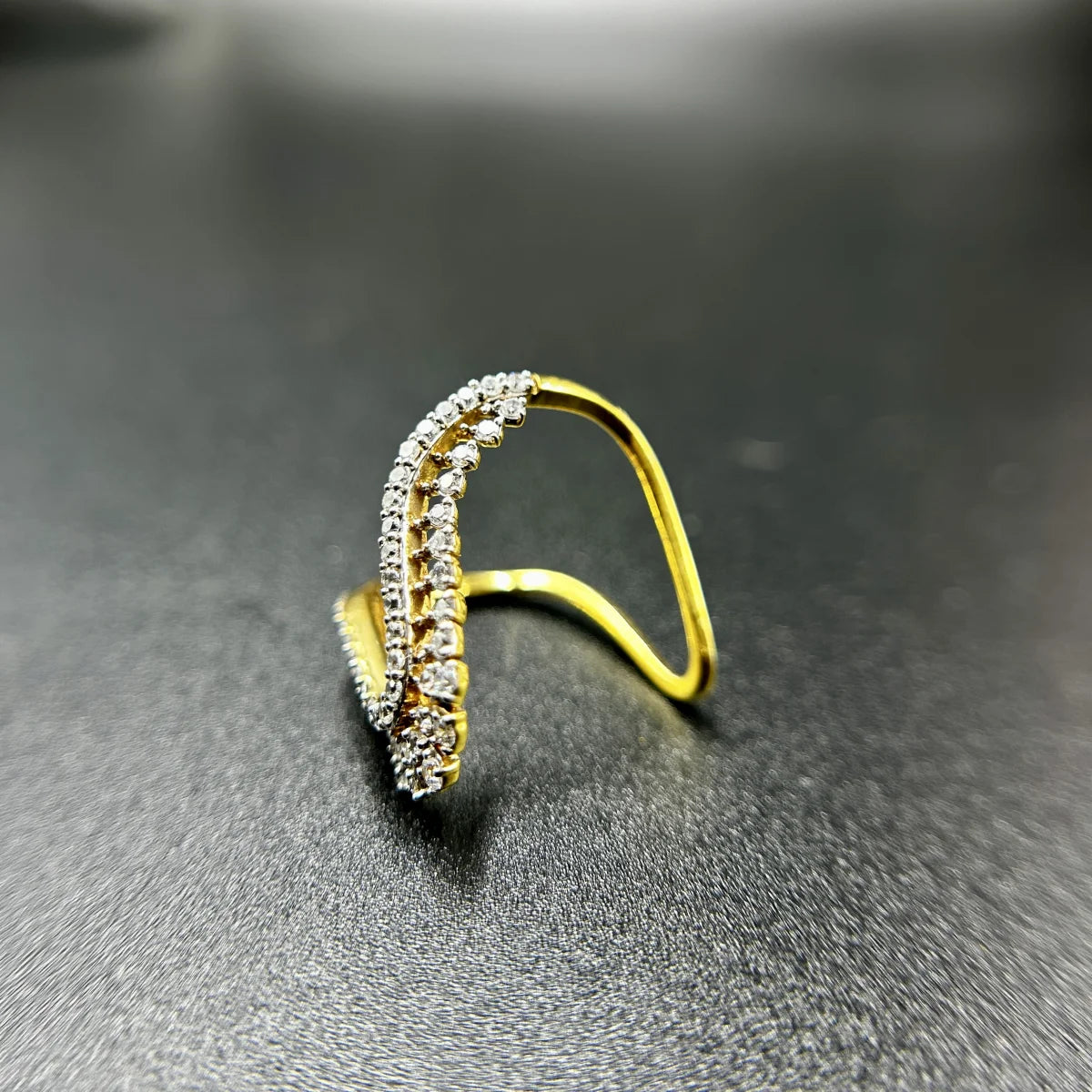 Aurelia Wide-Band Dot Ring