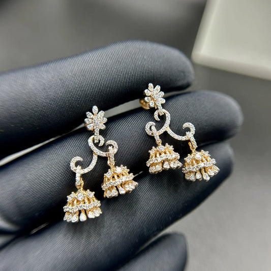 Traditional Dangling Jhumka Earrings