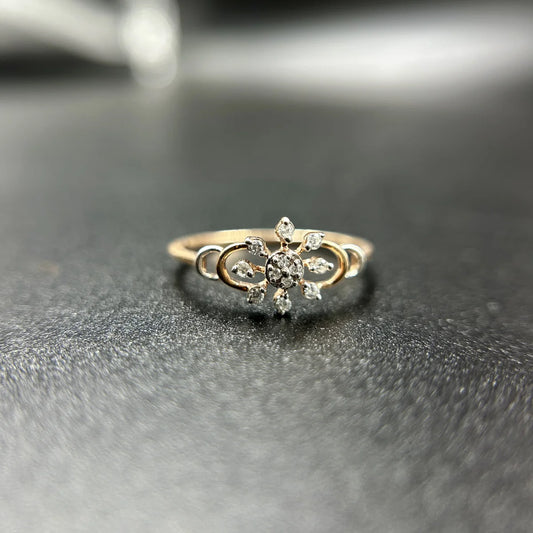 Flora Openwork Diamond Ring