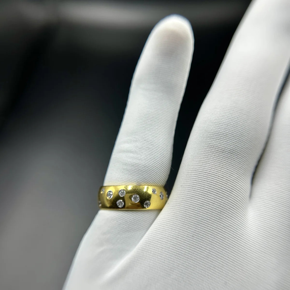 Regal Arc Cluster Ring