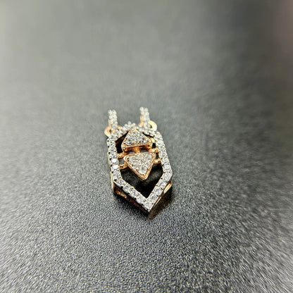 Minimal Square Frame Pendant