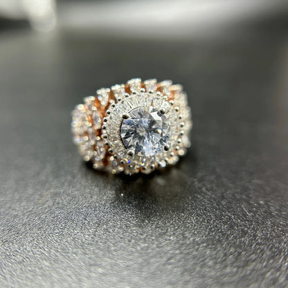 Grand Solitaire Statement Ring
