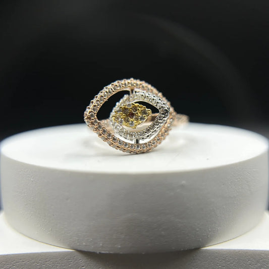 Royal Bloom Halo Ring