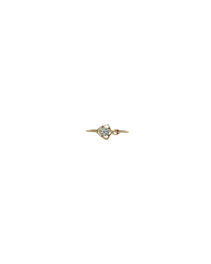 Infinity Teardrop Ring
