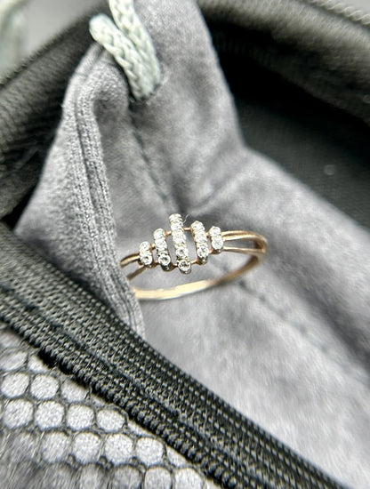 Crystal Wave Ring