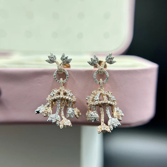 Designer Dome Jhumka Earrings