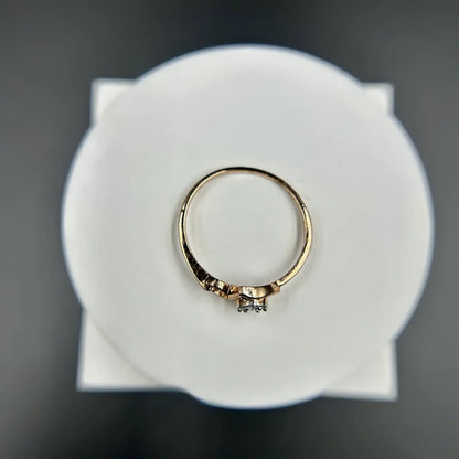 Infinity Teardrop Ring