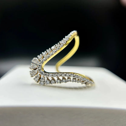 Aurelia Wide-Band Dot Ring